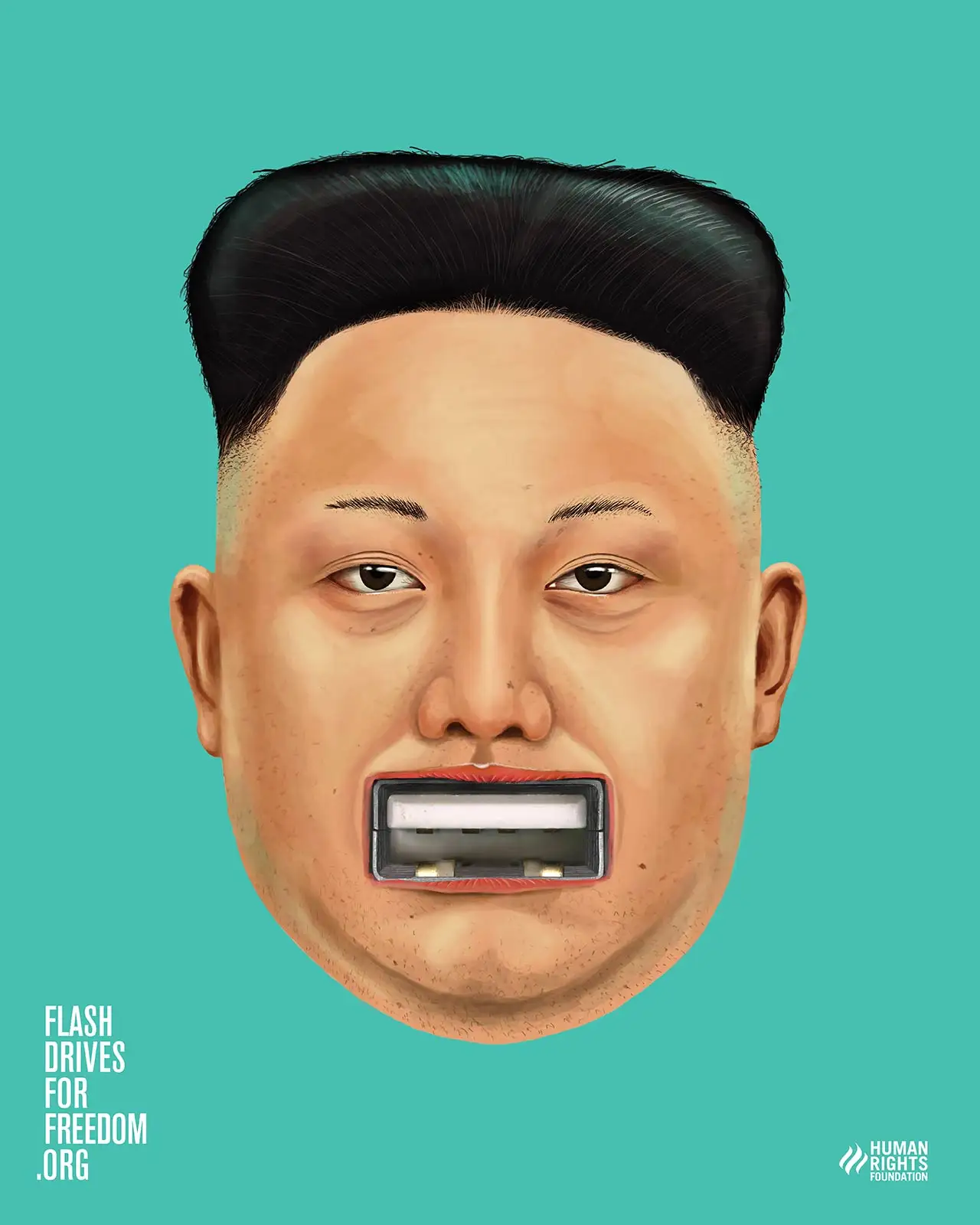 A propaganda-style poster