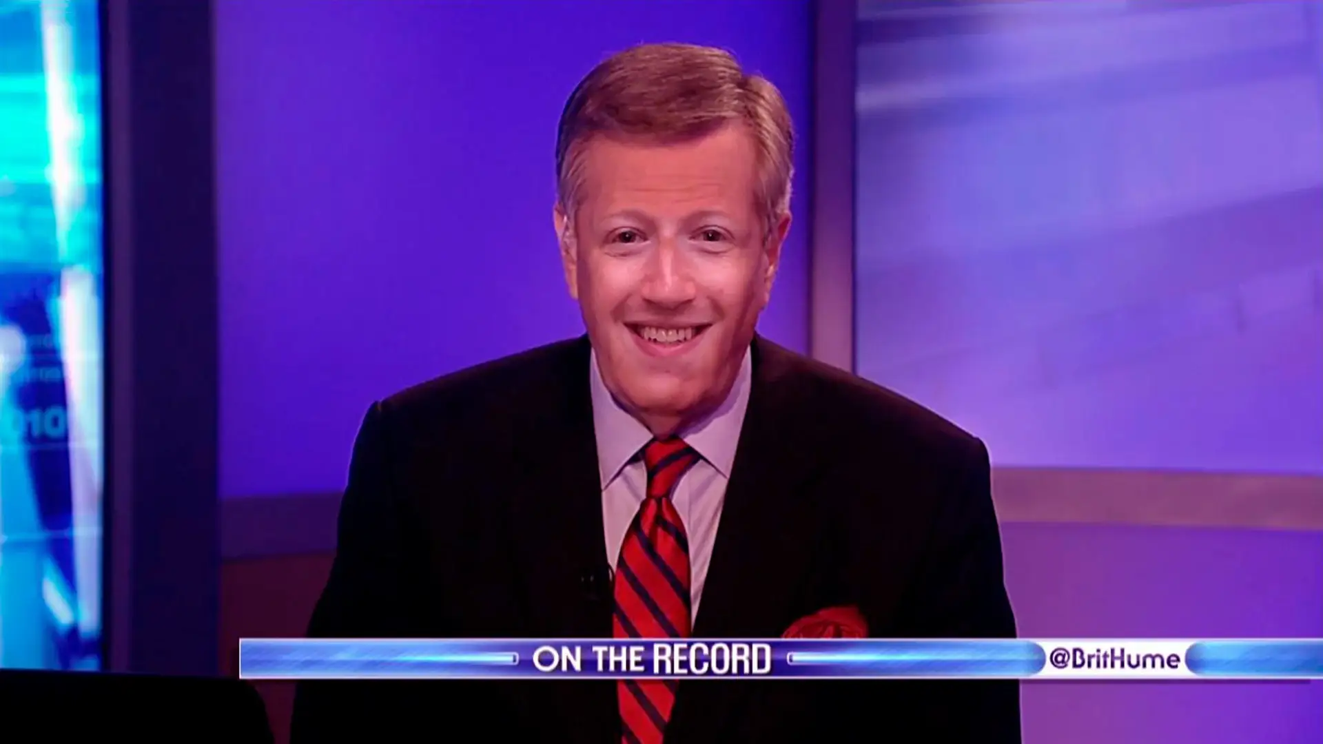 An 'On the Record' anchor with Zuckerberg's face