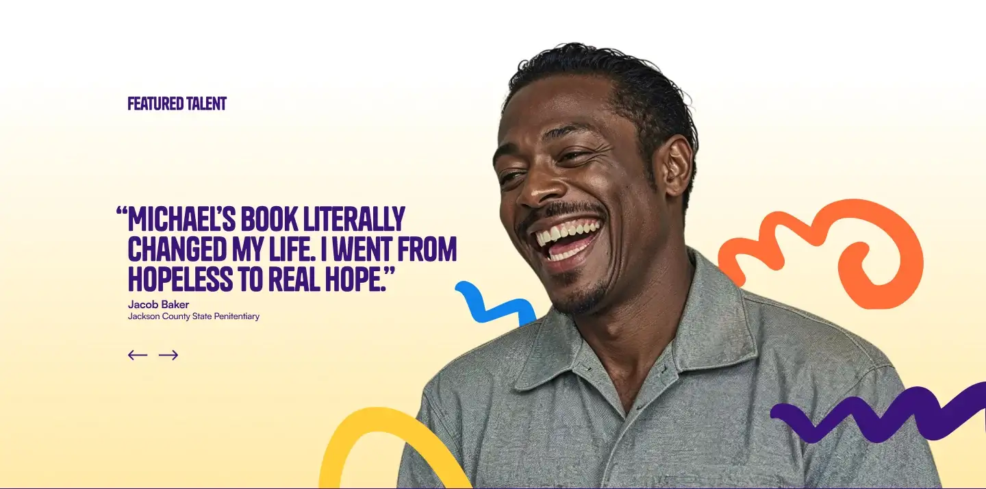 Website testimonial: 'Michael's book literally changed my life'